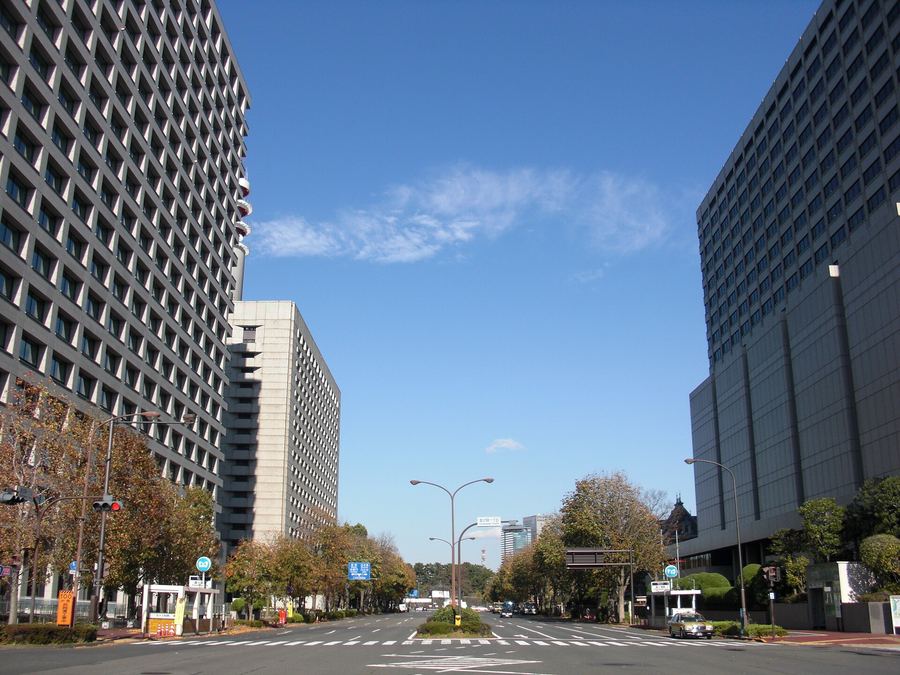 霞が関(中央合同庁舎周辺)の現在の様子