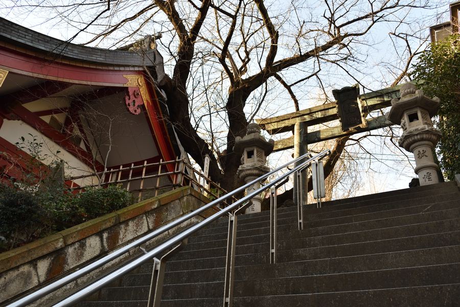 市谷亀岡八幡宮の現在の様子