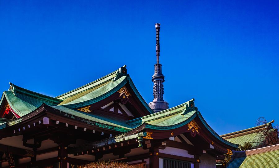 亀戸天神社の現在の様子