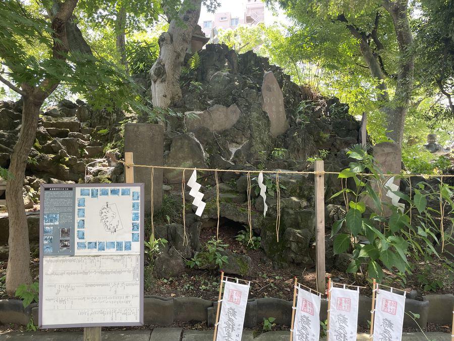 関屋の里跡(素盞雄神社周辺)の現在の様子