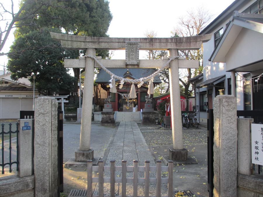 蒲田(女塚神社周辺)の現在の様子